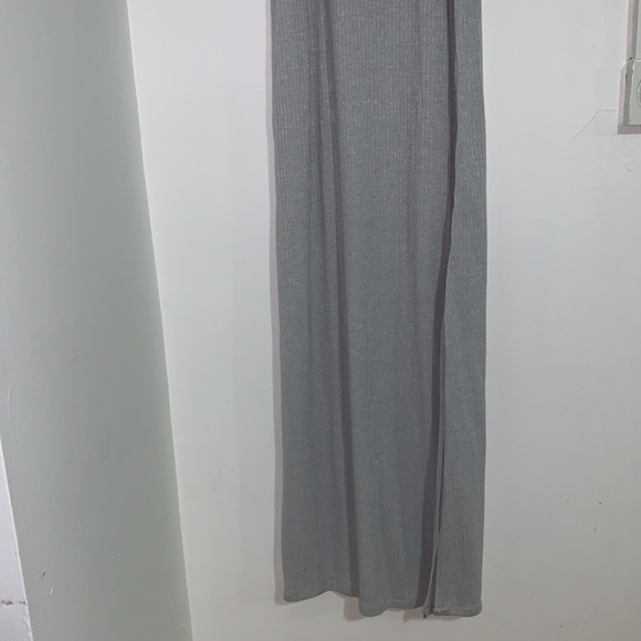 Forever 21 Side Slits Grey Maxi Dress - Picture 3 of 5